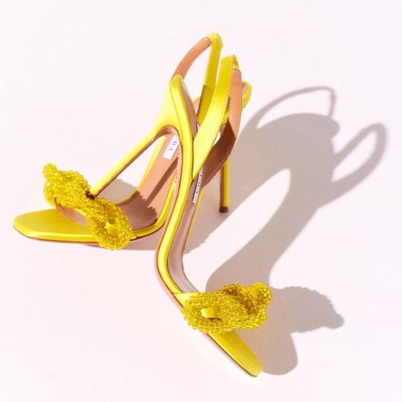 New AQUAZZURA Chain Of Love Sandal 105 39.5 $1,295 - Picture 5 of 13